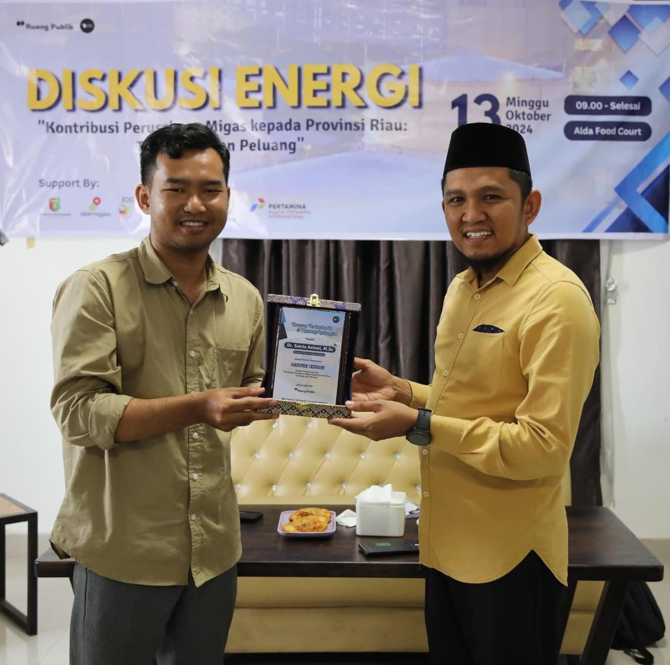 Diskusi Energi dengan tema kontribusi perusahaan MIGAS untuk daerah.